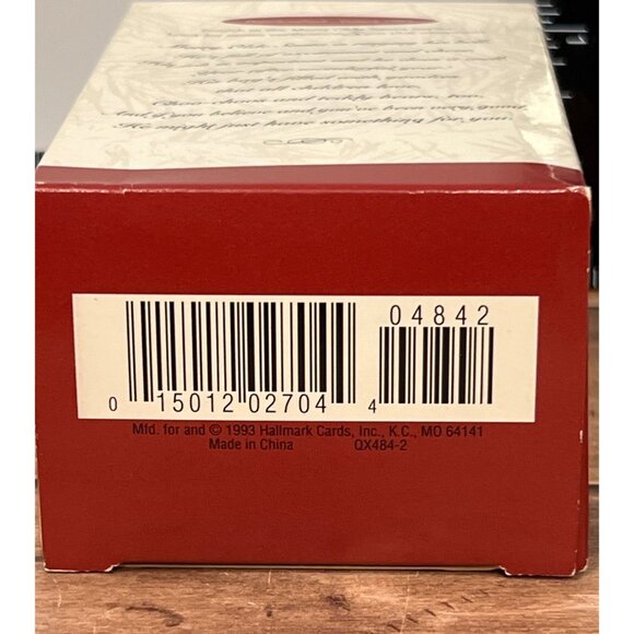 1993 HALLMARK KEEPSAKE ORNAMENT QX484-2 MERRY OLDE SANTA COLLECTORS SERIES - Picture 3 of 5